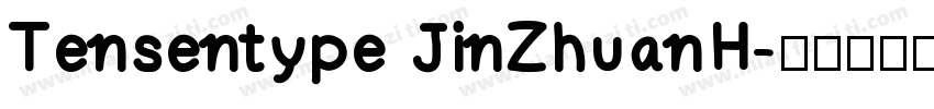 Tensentype JinZhuanH字体转换